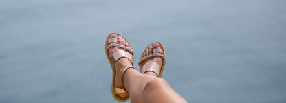 Flat Bottom Toe Buckle With Casual Sandals