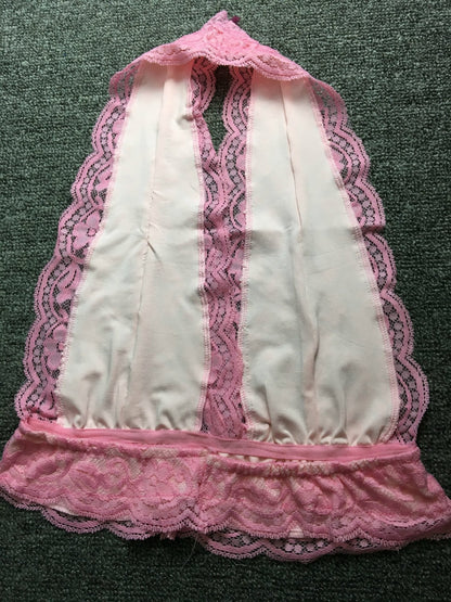 Sexy Hanging Neck Lace Vest
