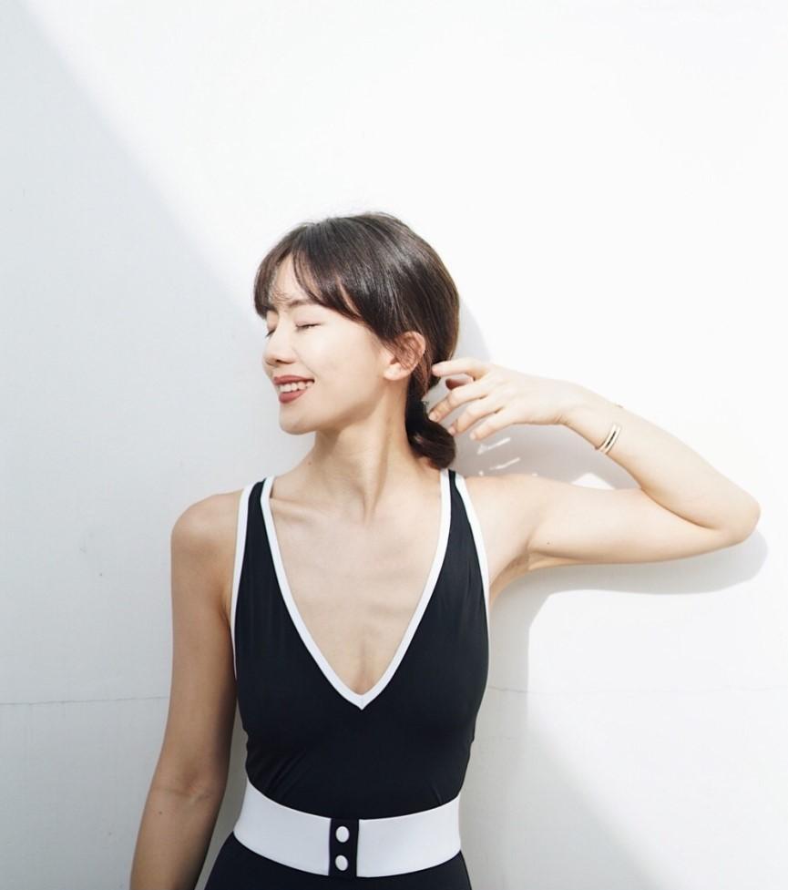 Ins Stitched Siamese Sexy Bikini