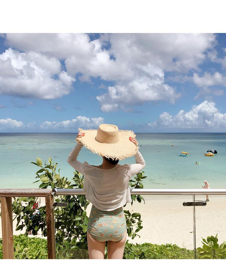 Sexy Floral One-Shoulder Twisted One Piece Swimsuit