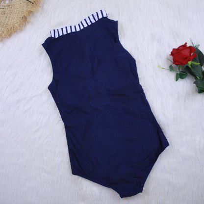 Sexy One Piece Backless Sunscreen Swimsuit