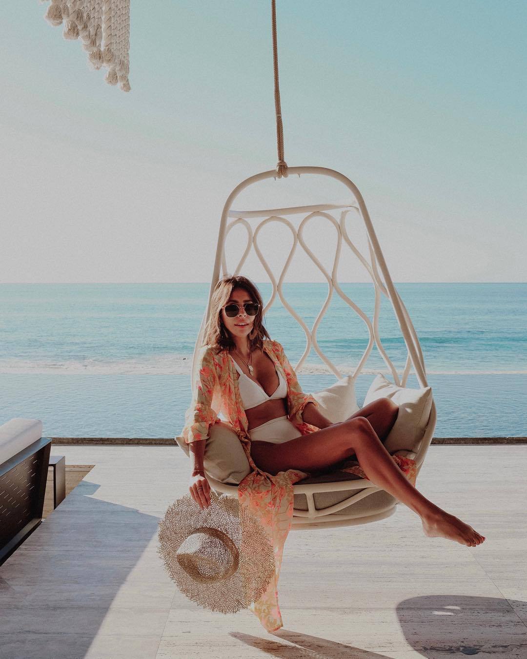 Solid Color High Waist Sexy Bikini