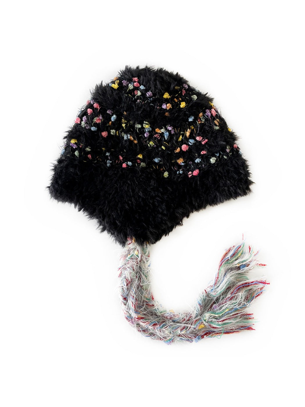 Haila - Knitted Plush Beanie with Earflap