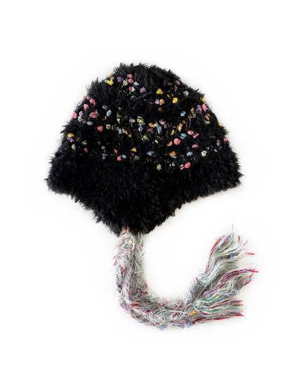 Haila - Knitted Plush Beanie with Earflap