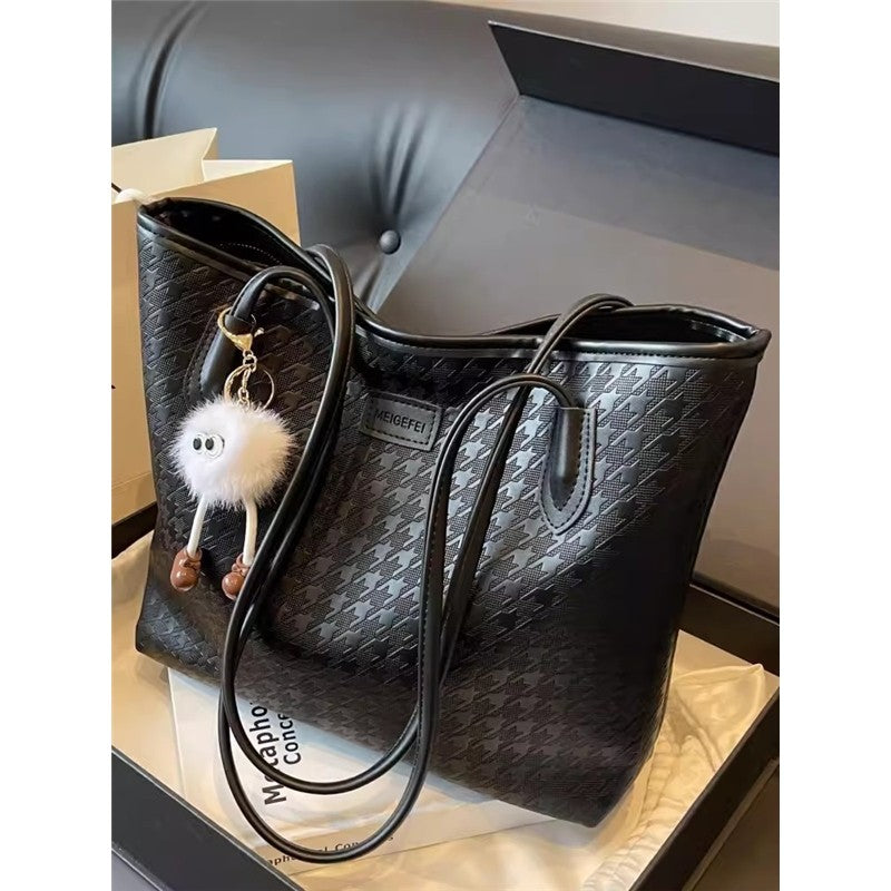 Women Single Shoulder Bag Large Capacity PU All-Match