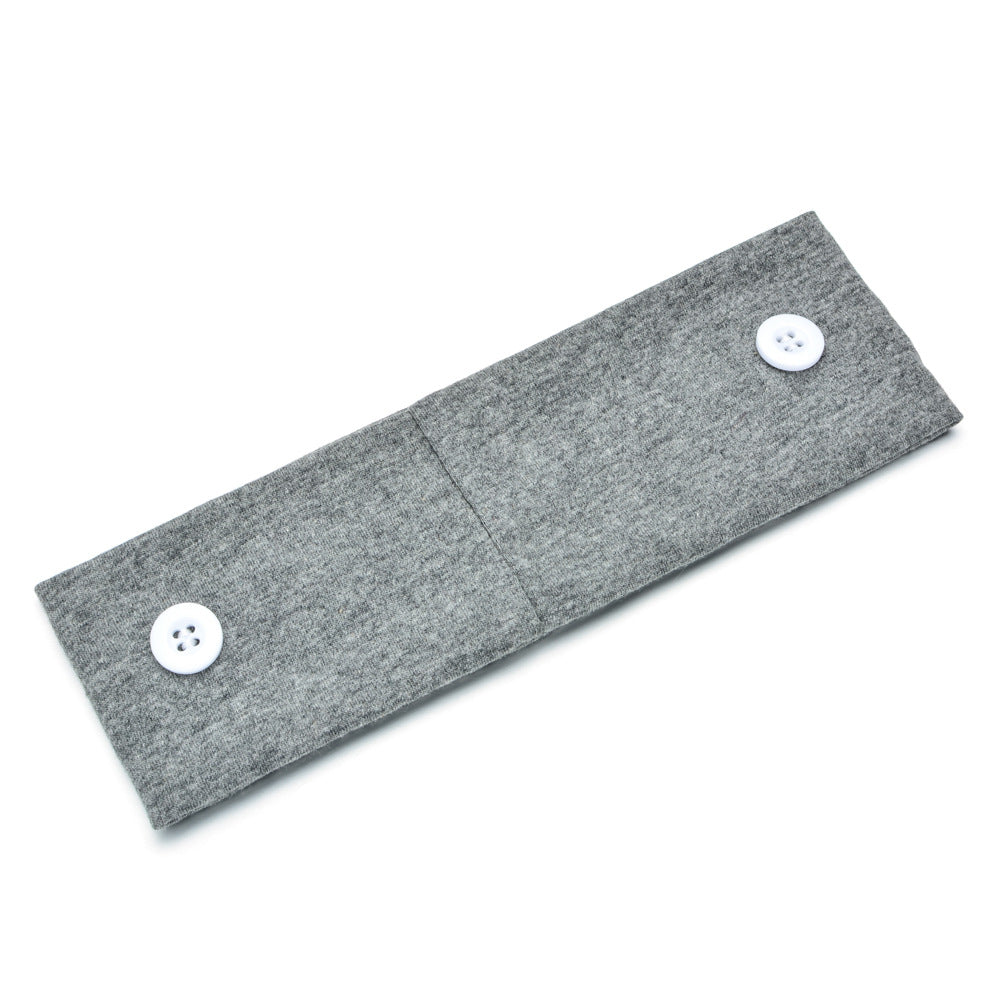 Solid Color Button Mask Hair Band Anti-Strangulation Cotton Elastic Yoga Fitness For Men And Women Sports Wash Hair Accessories Can Be Customized