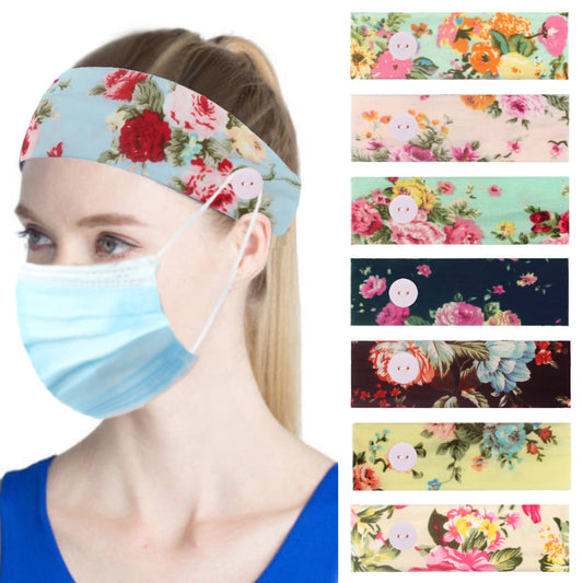 Sports Headband Mask Hanging Ear Anti-Le Multi-Purpose Turban Yoga Fitness Running Home Sweat Band