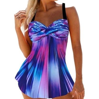 Women'S One-Piece Multicolor Sling Swimsuit