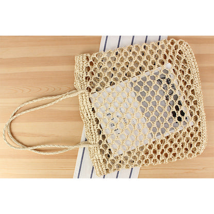 Crochet Market Bag Hollow Hand Bag