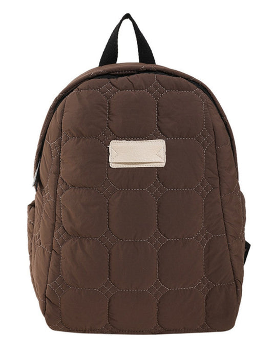 Simple Portable Casual Puffer Backpack