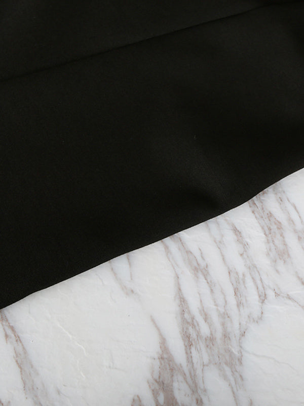 Simple Loose Solid Color Elasticity Knickerbockers