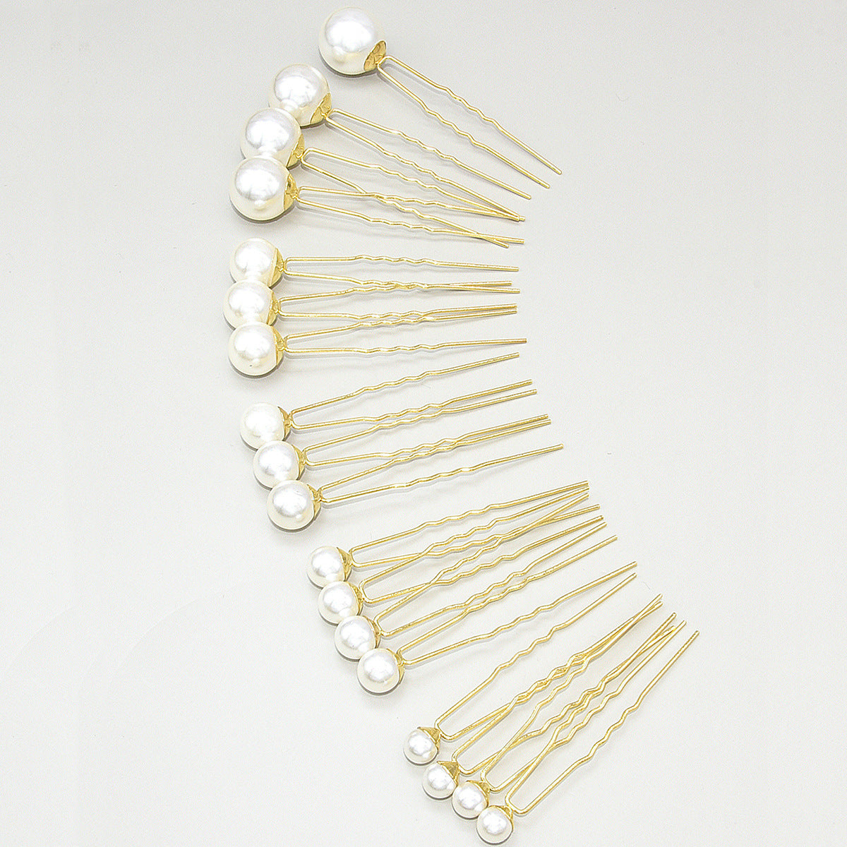 Bridal Pearl Hairpins Vintage U-Shaped Hair Accessories