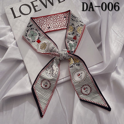 Tarot Pattern Slim Long Hair Scarf