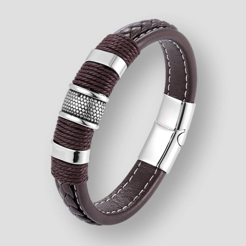 North Royal Leather Rope Bracelet