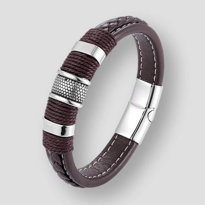 North Royal Leather Rope Bracelet
