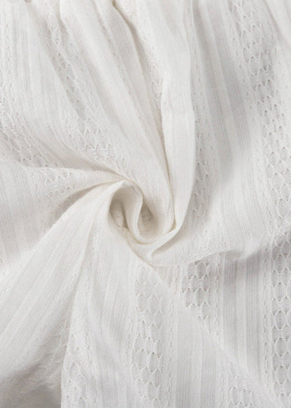 Lightweight Kimono Set In Soft White Fabric