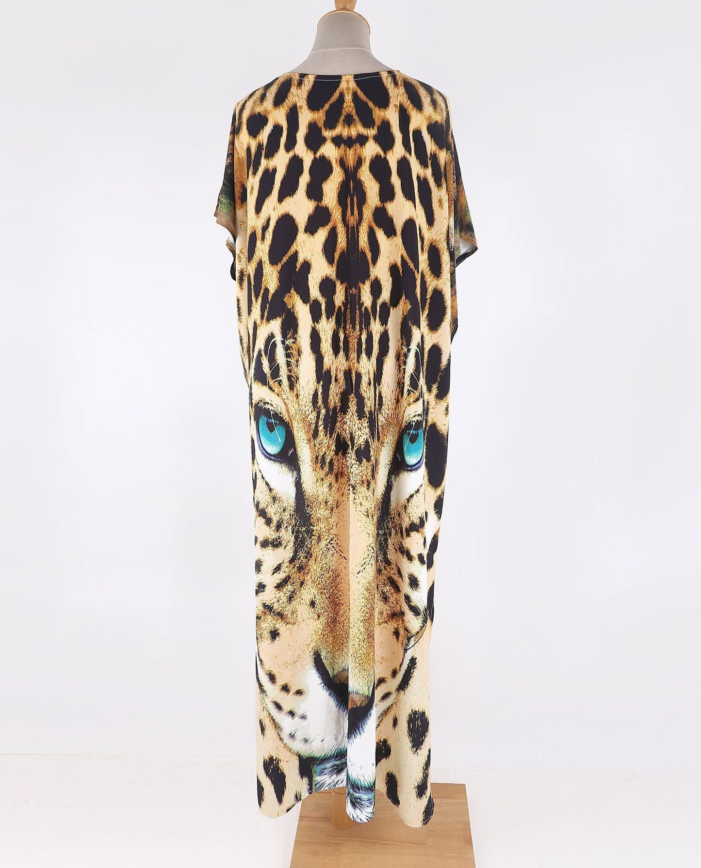 New Tiger Print Beach Sunscreen Shirt Loose Sexy Cover Up