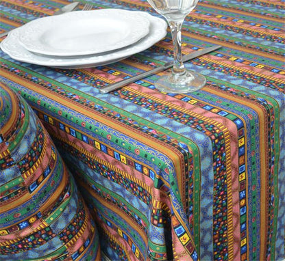 Cotton And Linen Table Linen Tablecloth Tea Table Cloth Square Tablecloth National Wind Bronzing Lace Cotton And Linen Tablecloth