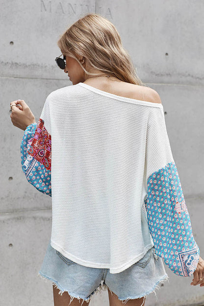 Spring And Autumn New Hoodless Long-Sleeved Sweater Women Loose Plus Size Spell Women'S Color Round Neck Top
