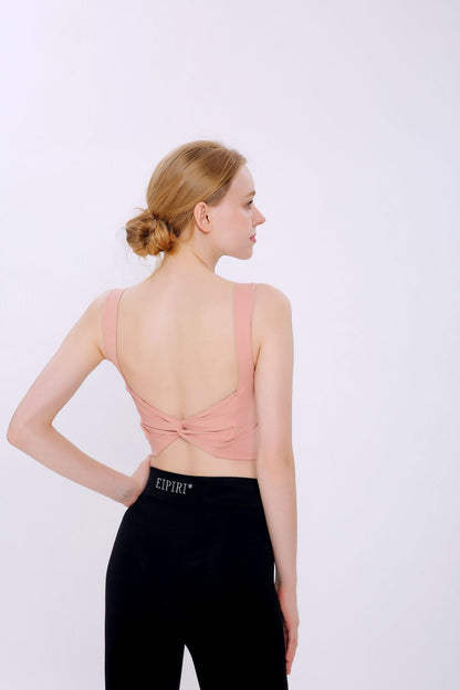 Solid Color Yoga Sports Vest Female Beauty Back Wrapped Chest Shock-Proof Quick Dry Sling Pula Raised Bulletbar