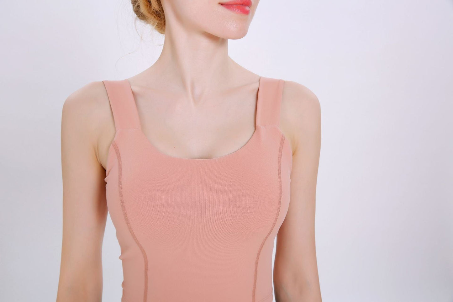 Solid Color Yoga Sports Vest Female Beauty Back Wrapped Chest Shock-Proof Quick Dry Sling Pula Raised Bulletbar