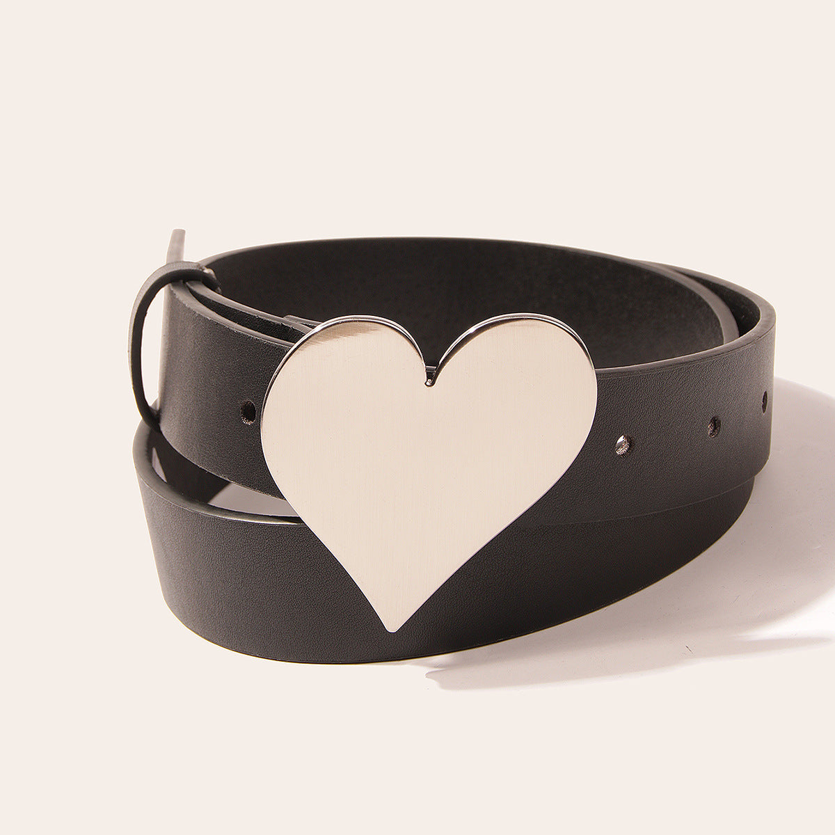 Love Shaped Punk Street Leather Belt