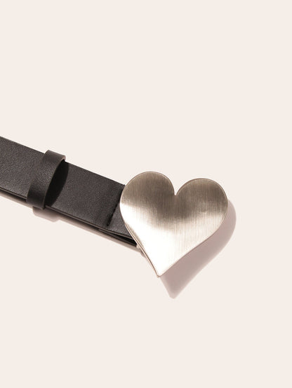 Love Shaped Punk Street Leather Belt