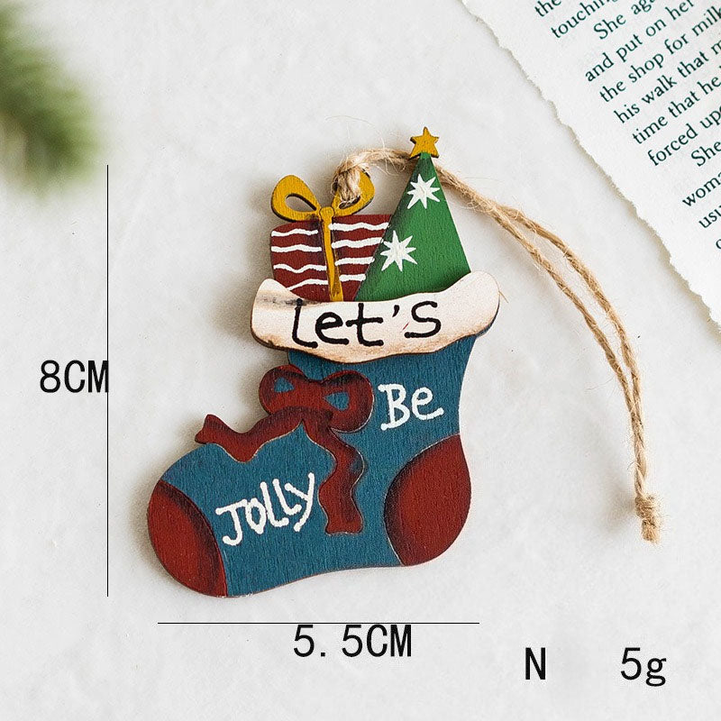Cute Merry Christmas Tree Wall Hanging