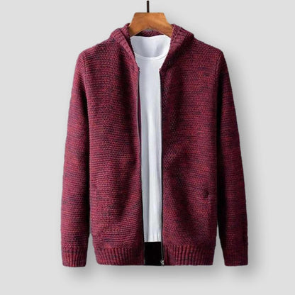 Sky Madrid Hooded Wool Cardigan