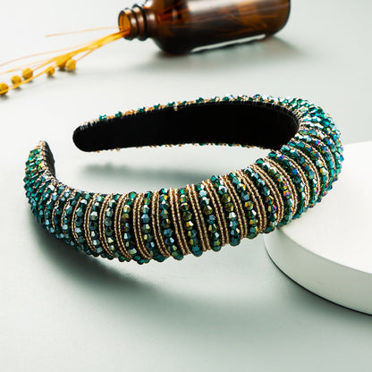 Handcrafted Beaded Headband Stylish Daily Hair Accessory