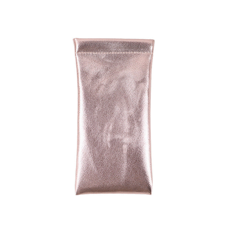 Trendy Protable PU Leather Eyeglasses Pouch