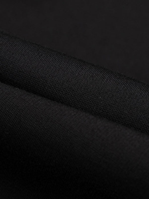 Harem Pants Ninth Pants Pockets Split-Joint Casual Pants Bottoms Ninth Pants