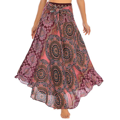 Casual Dress, Skirt, Beach Resort Skirt, Two Oversized Skirts