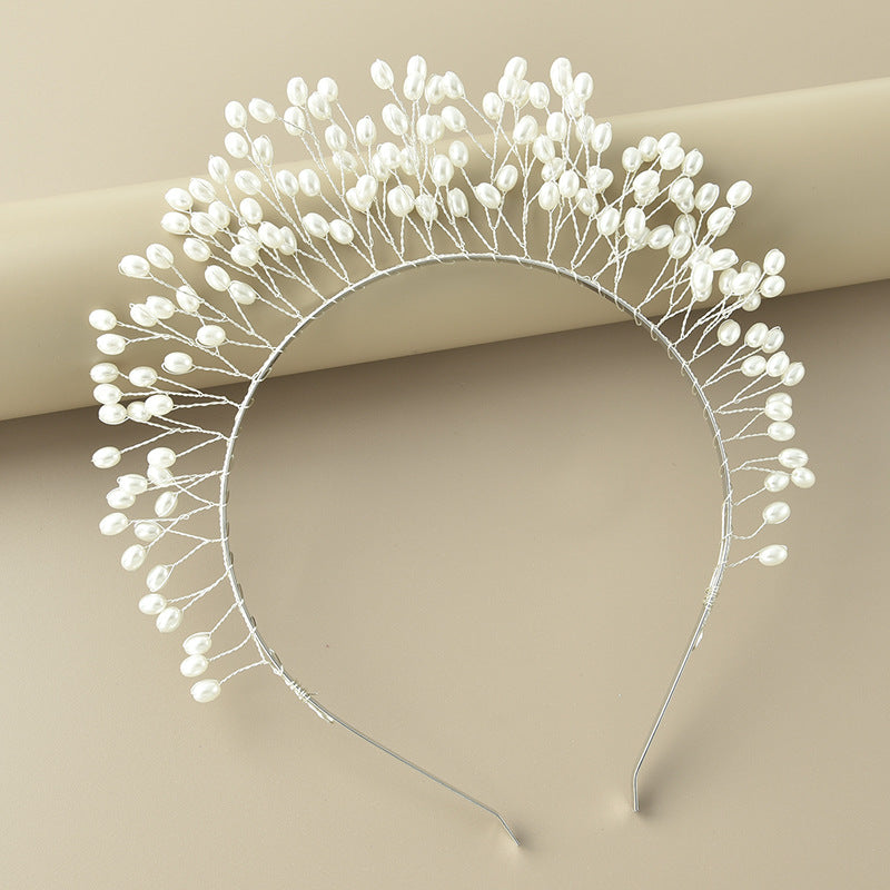 Trendy Alloy Leaf Hairband Elegant Casual Headband