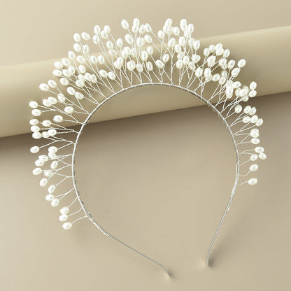 Trendy Alloy Leaf Hairband Elegant Casual Headband