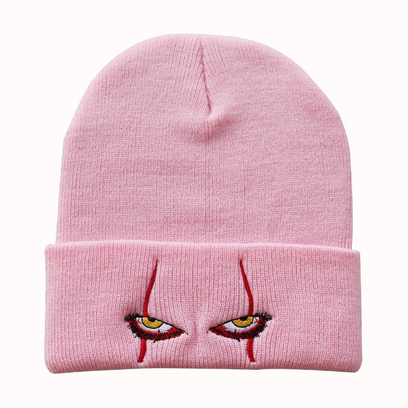 Pennywise Scary Eyes  Hat Warm Cover Hip Hop Hat Wool Hat