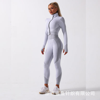 Gym Seamless Shark Seamless Sports Fitness Yoga Suit