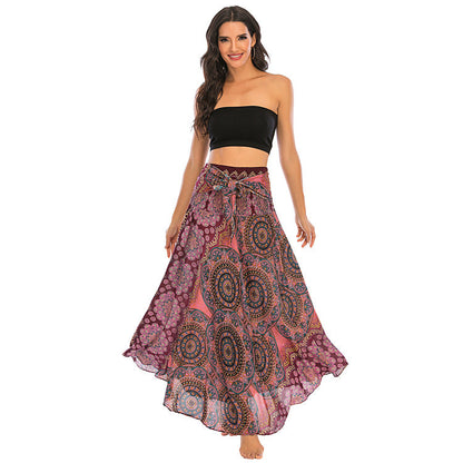 Casual Dress, Skirt, Beach Resort Skirt, Two Oversized Skirts