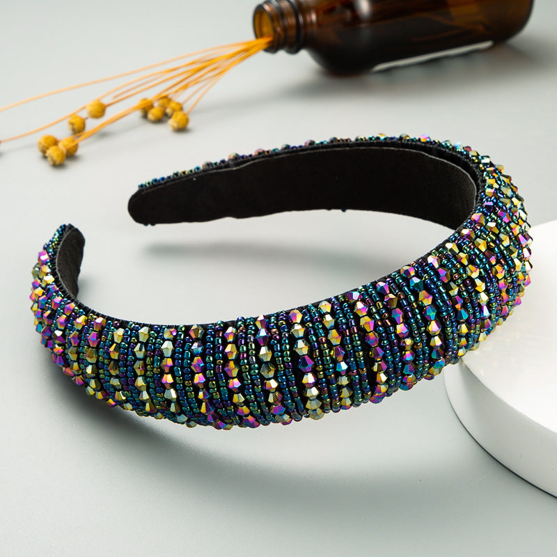 Handcrafted Beaded Headband Stylish Daily Hair Accessory