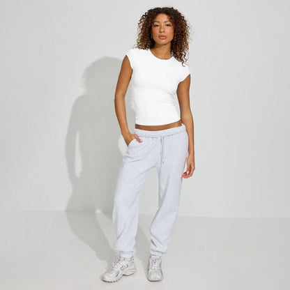 Slim Fit Round Neck Short Sleeve T-Shirt