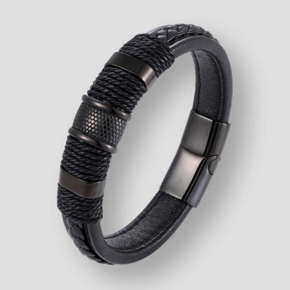 North Royal Leather Rope Bracelet