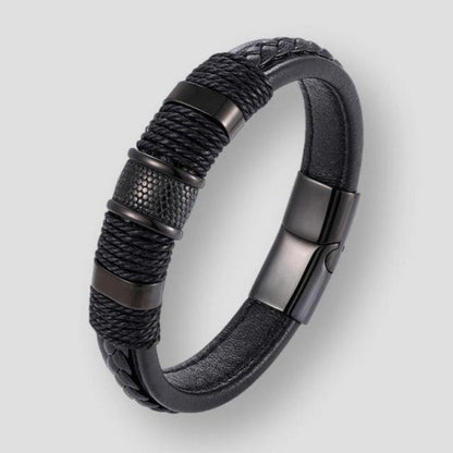 North Royal Leather Rope Bracelet