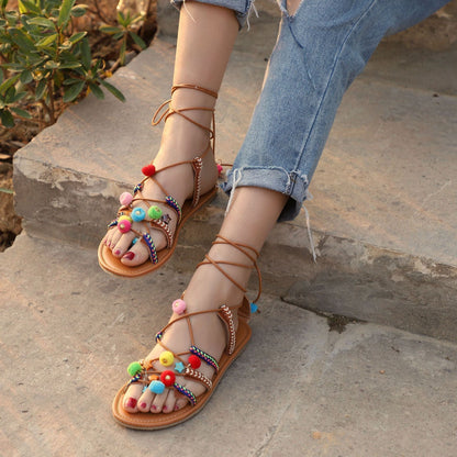 New Bohemia Summer Strap Flat Women Sandals