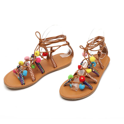 New Bohemia Summer Strap Flat Women Sandals