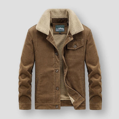 Saint Morris Corduroy Fleece Jacket