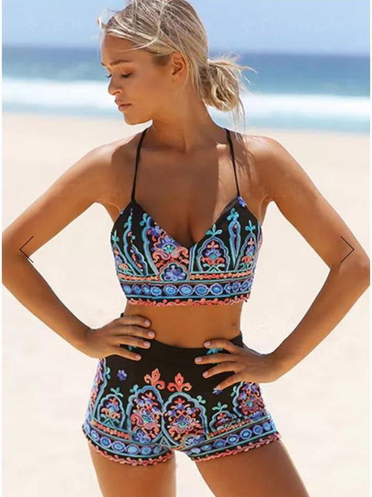 Color Block Swimwear