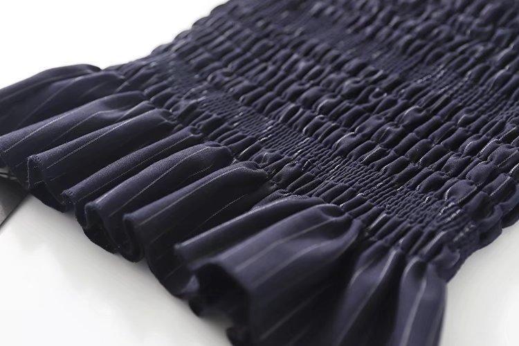 3 Colors Sexy Slim Pleated Camisole Tops For Vacation Beach Holiday