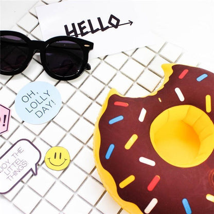 Donuts Inflatable Floating Drink Holder Swimming Toy