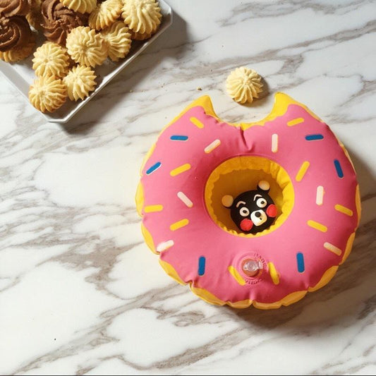 Donuts Inflatable Floating Drink Holder Swimming Toy