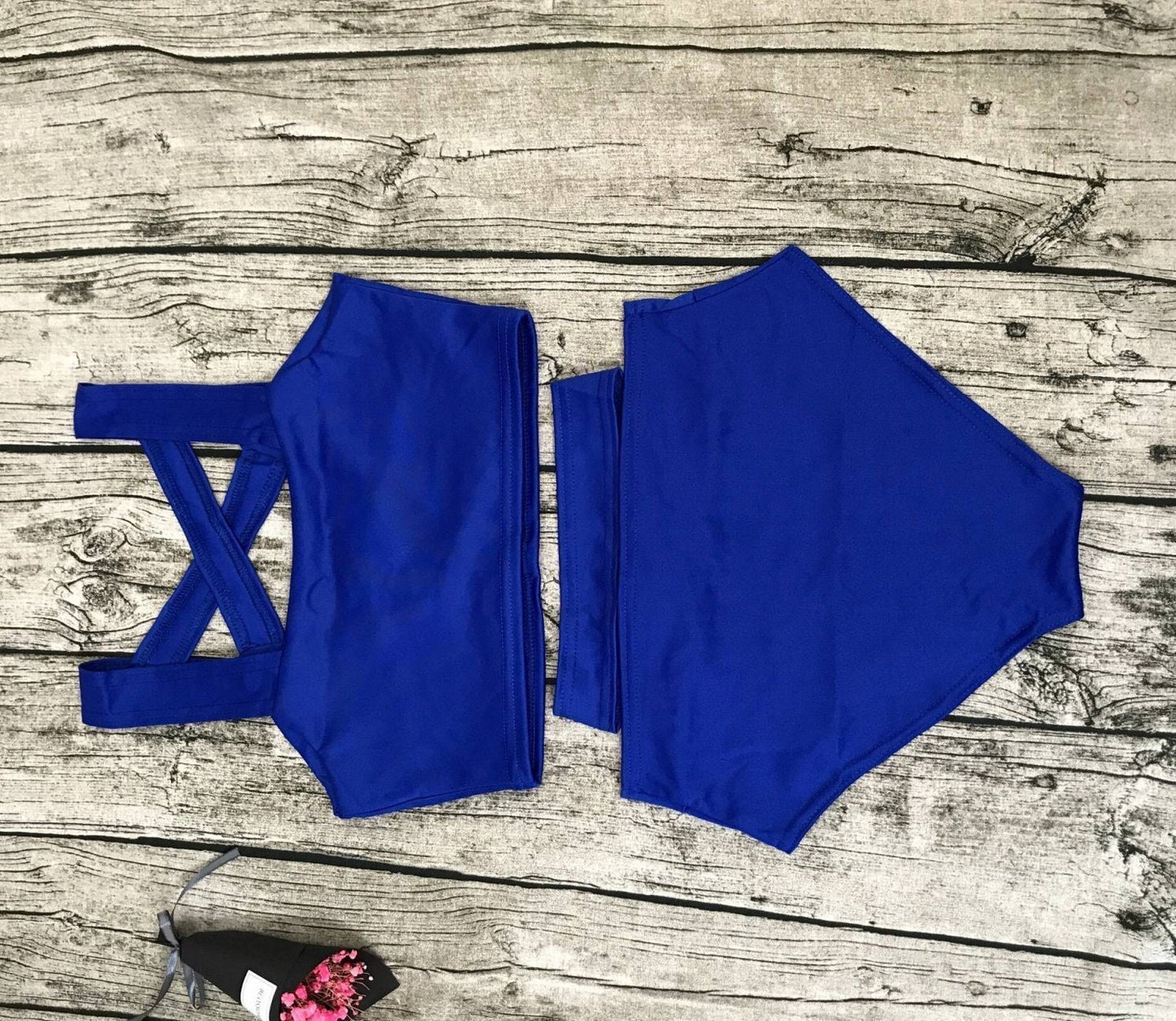 11 Colors Solid Color Bikini Swimsuit In 5 Size